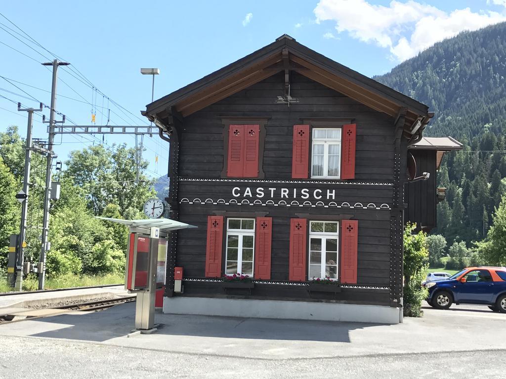 Ferienwohnung Laax Mit Traumblick, Grossem Balkon Und Terrasse Екстериор снимка