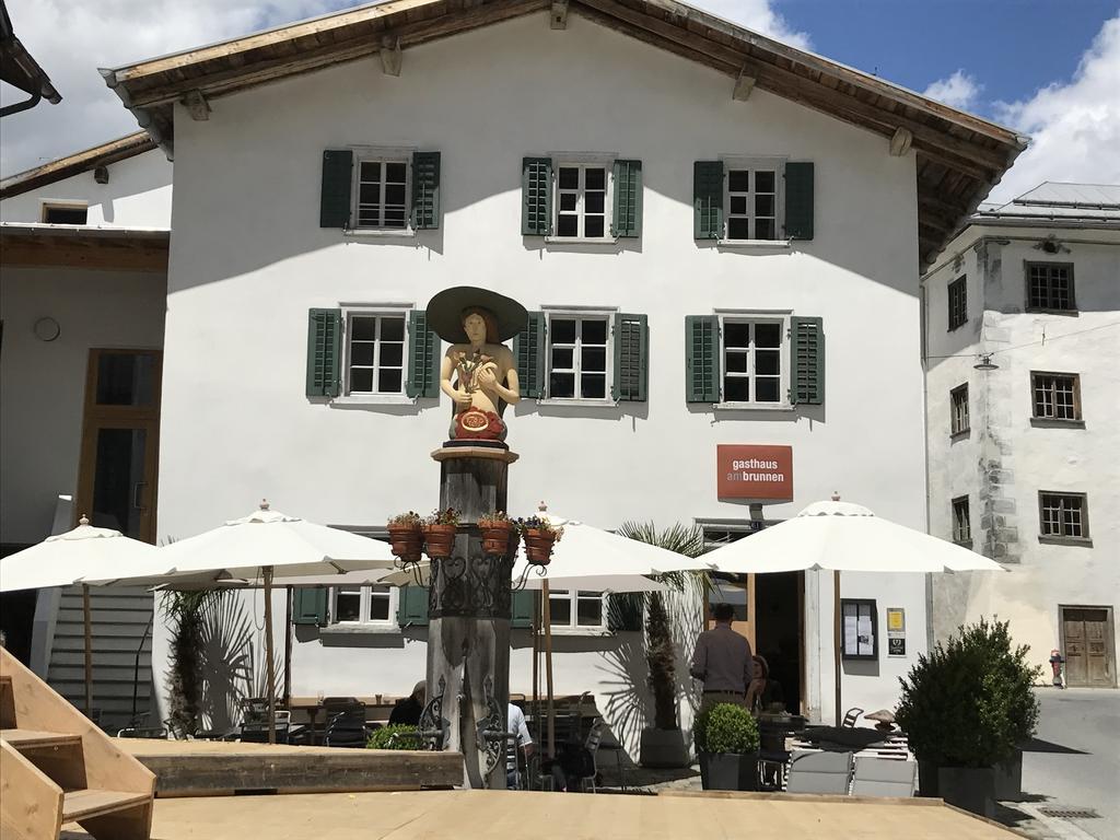 Ferienwohnung Laax Mit Traumblick, Grossem Balkon Und Terrasse Екстериор снимка
