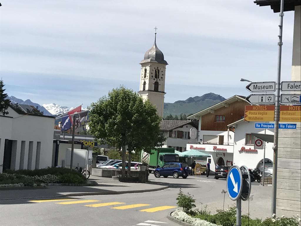 Ferienwohnung Laax Mit Traumblick, Grossem Balkon Und Terrasse Екстериор снимка