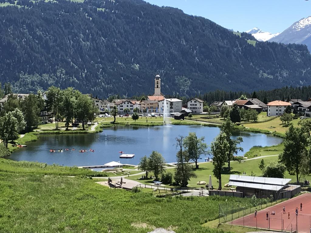 Ferienwohnung Laax Mit Traumblick, Grossem Balkon Und Terrasse Екстериор снимка