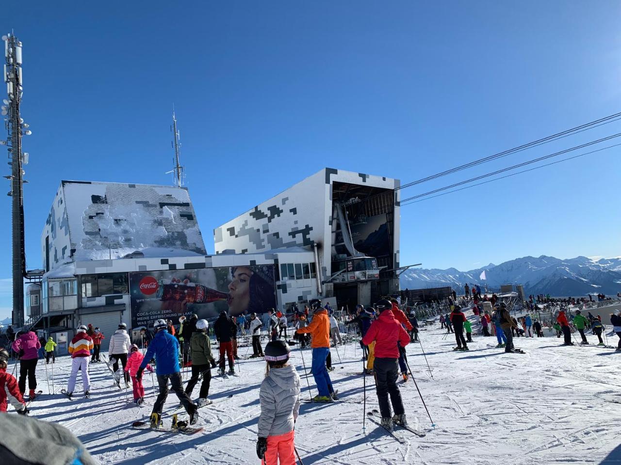Ferienwohnung Laax Mit Traumblick, Grossem Balkon Und Terrasse Екстериор снимка