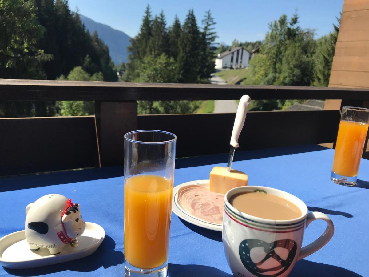 Ferienwohnung Laax Mit Traumblick, Grossem Balkon Und Terrasse Екстериор снимка